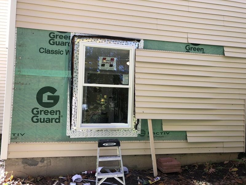 Flashing Tape Used To Seal The Windows
